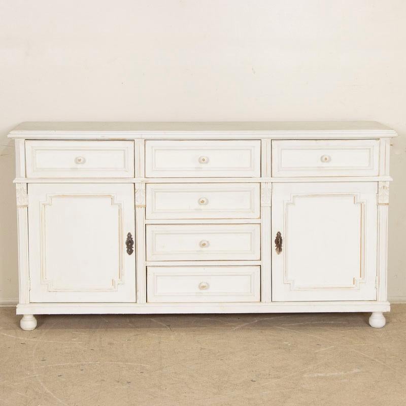 antique white sideboard