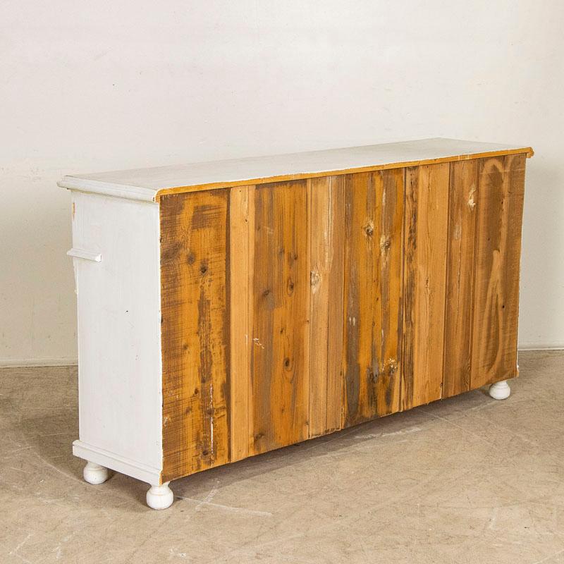 antique white buffet
