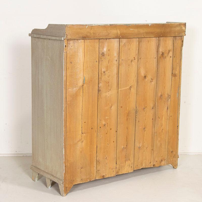 Antique White Painted Sideboard Buffet from Sweden In Good Condition In Round Top, TX