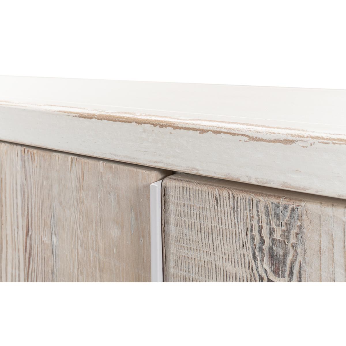 Contemporary Antique White Sideboard For Sale