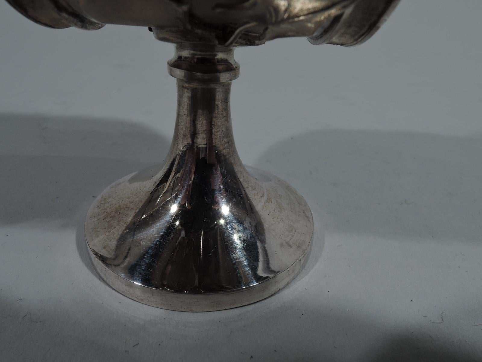 Antique Whiting Aesthetic Sterling Silver Napkin Ring with Vase 1