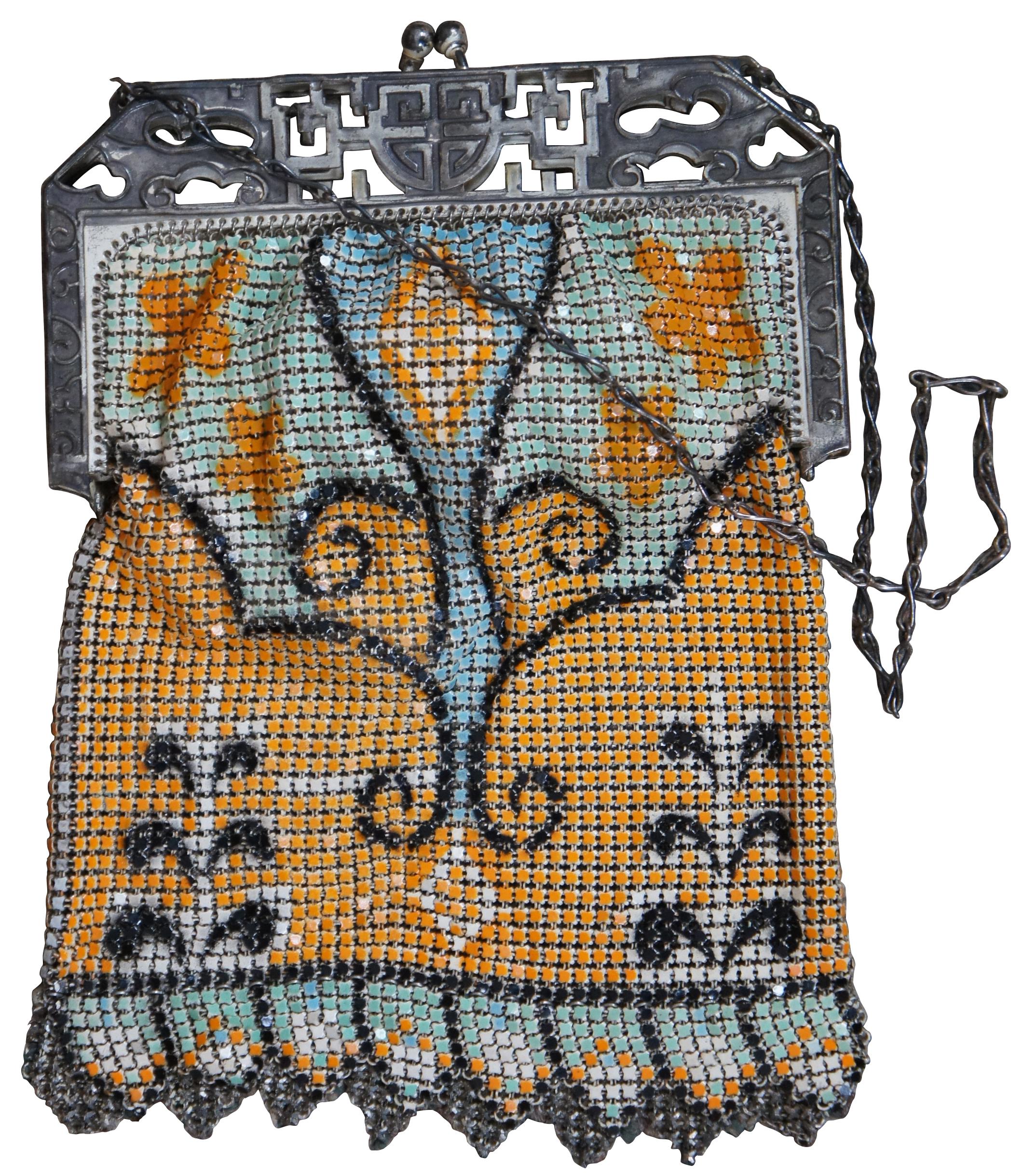how to date a whiting and davis mesh bag