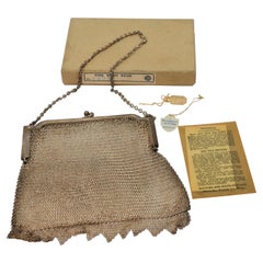 Bolso de malla antiguo Whiting & Davis