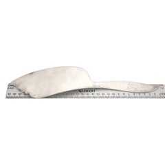 Antico coltello da cucina Whiting Mfg Co in argento sterling con cavalluccio marino e monogramma