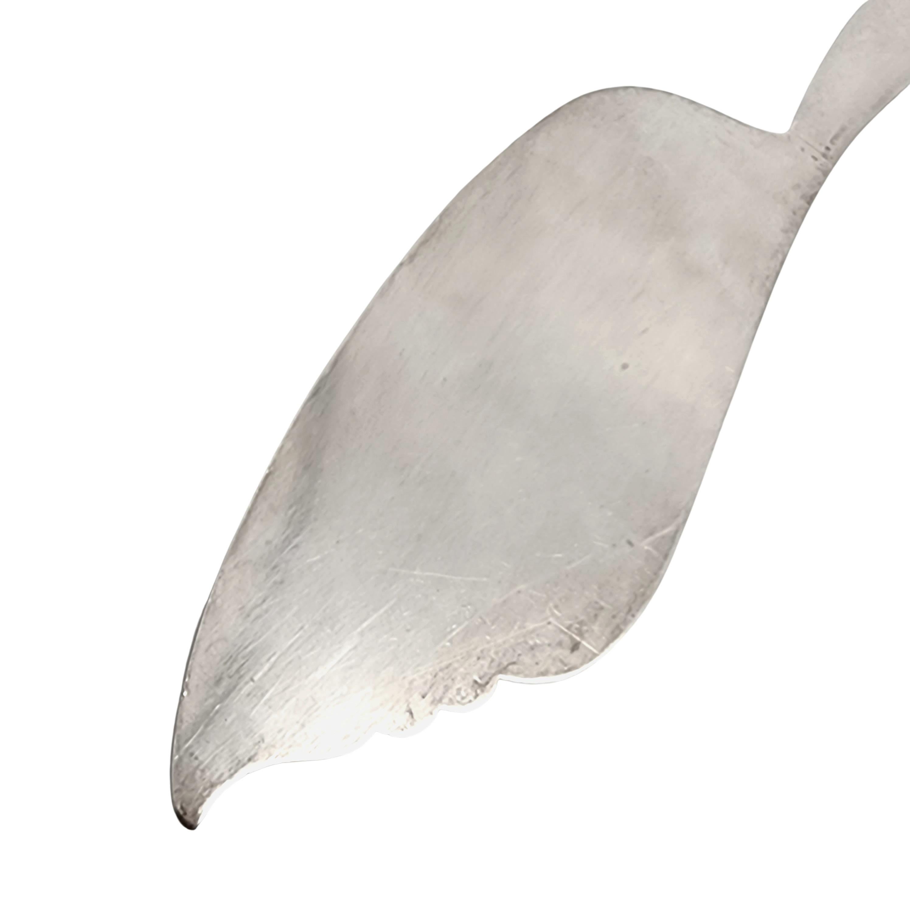 Antikes Whiting Mfg Co Sterlingsilber Seepferdchen-Fischmesser Serviergeschirr mit Monogramm im Angebot 5