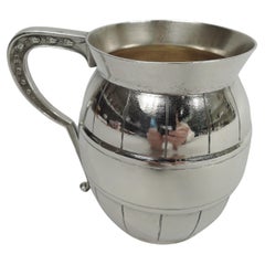 Antique Whiting Victorian Sterling Silver Barrel Mug