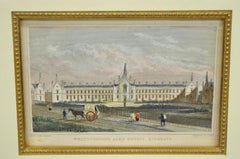 Antique "Whittington's Alms House, Highgate" Colored Print M. Shepherd, T. Dale
