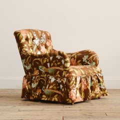 Antique Whytock & Reid Armchair in Vintage Sanderson Floral Chintz