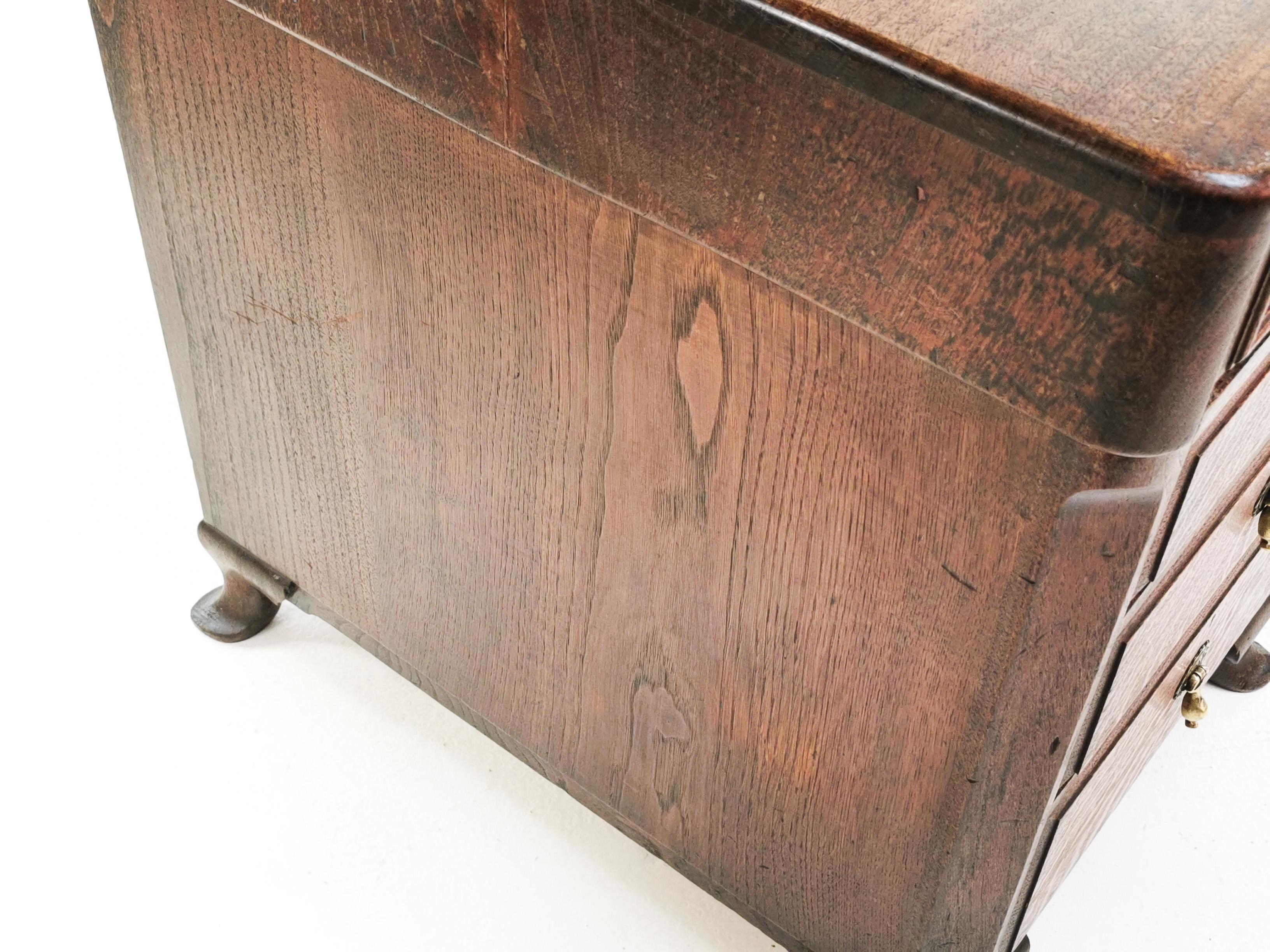 Antique Whytock & Reid Twin Pedestal Elm Desk In Good Condition In STOKE ON TRENT, GB