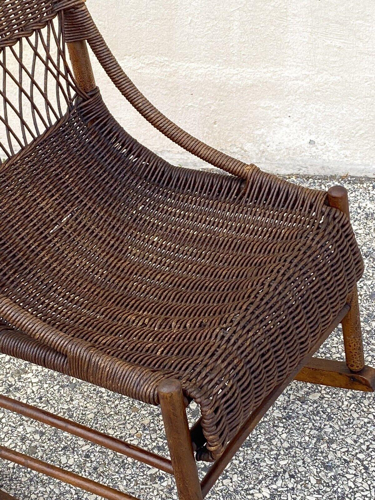 value of old wicker rocking chair