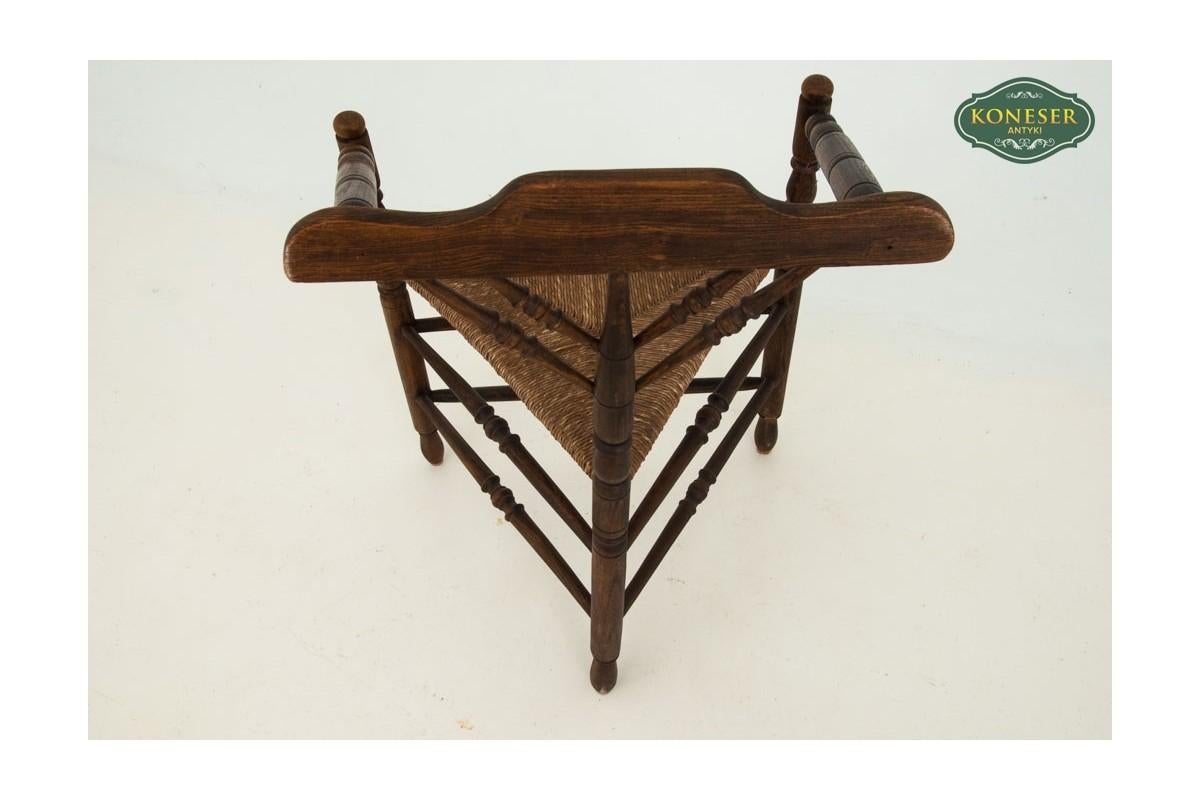 Rustic Antique Wicker Armchair