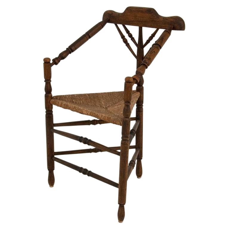 Antique Wicker Armchair