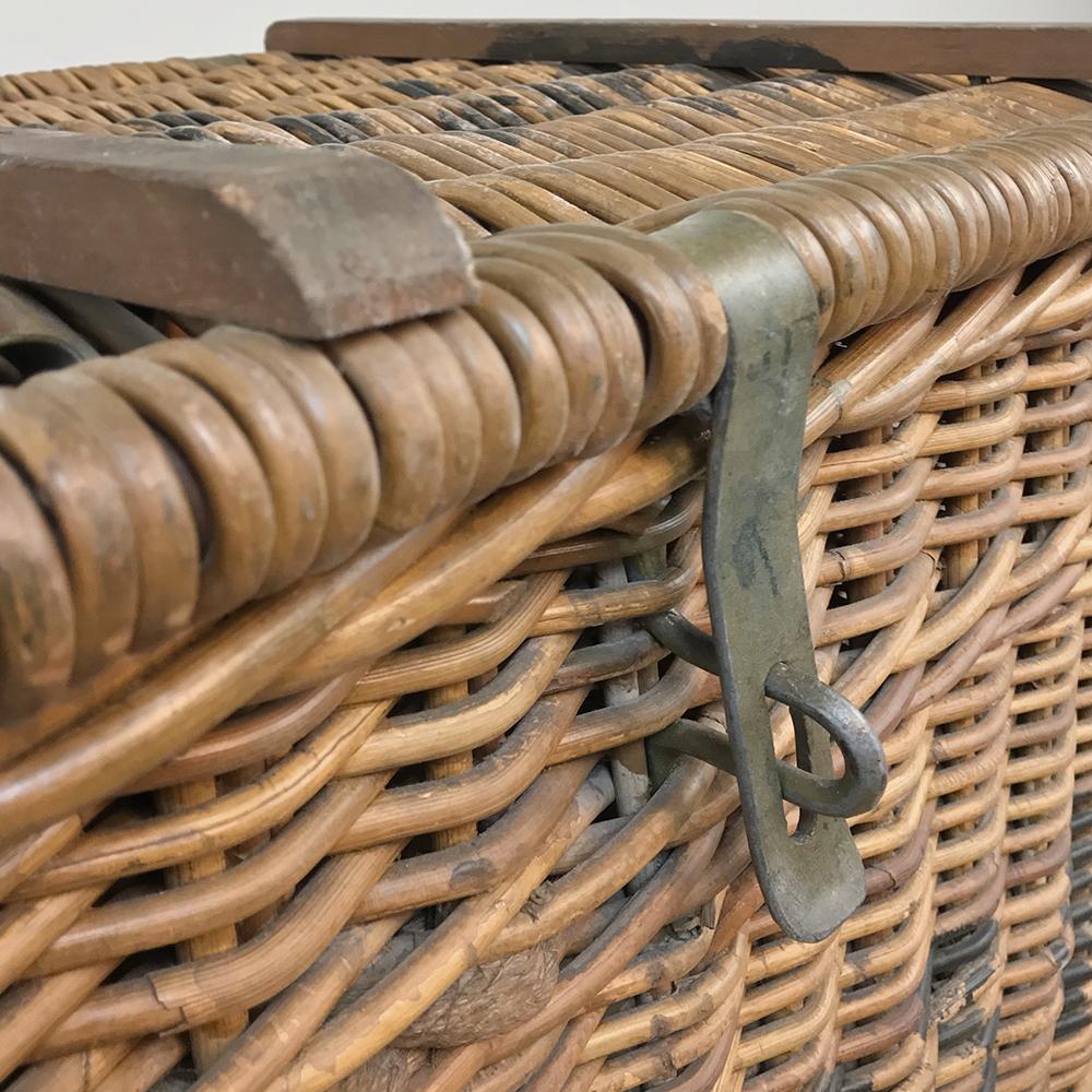 20th Century Antique Wicker Basket