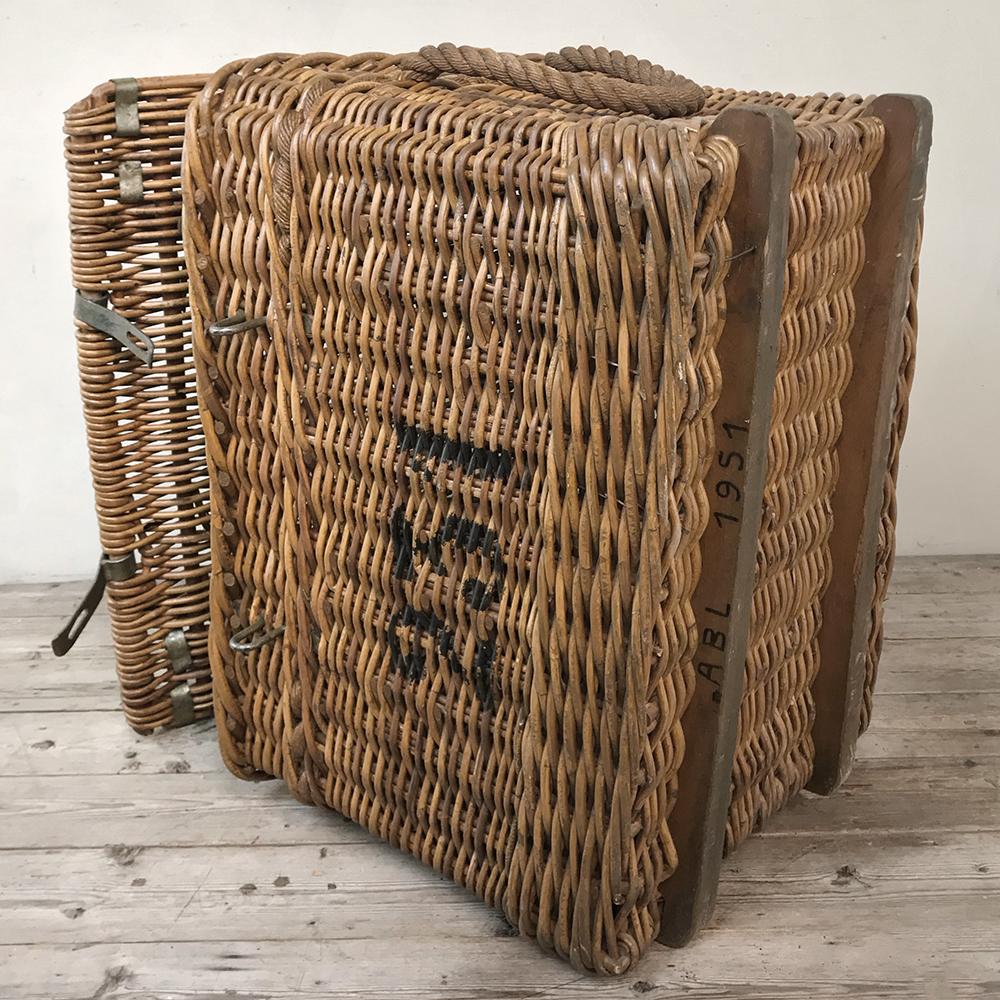 Antique Wicker Basket 1