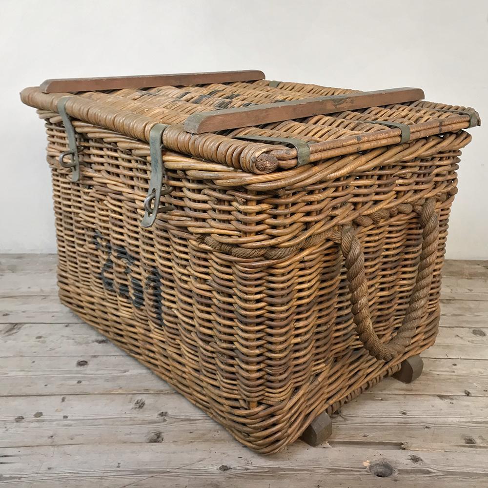 antique cotton basket