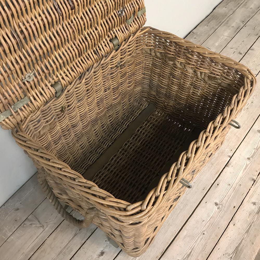 Belgian Antique Wicker Basket
