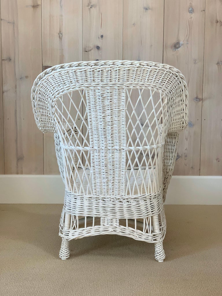 Antique Wicker Chair at 1stDibs