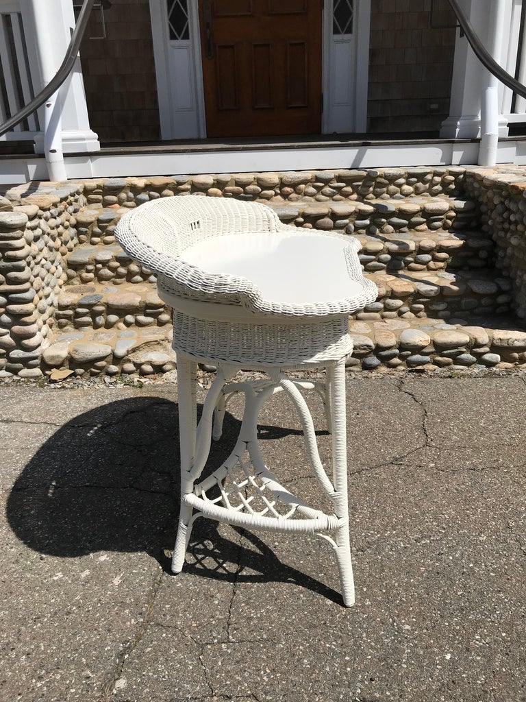 Antique Wicker Desk and Chair at 1stDibs