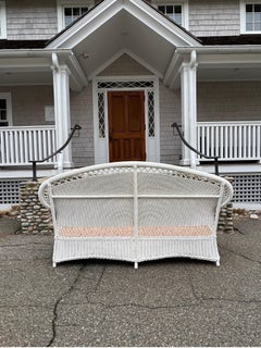 Antique Wicker Sofa by Merikord
