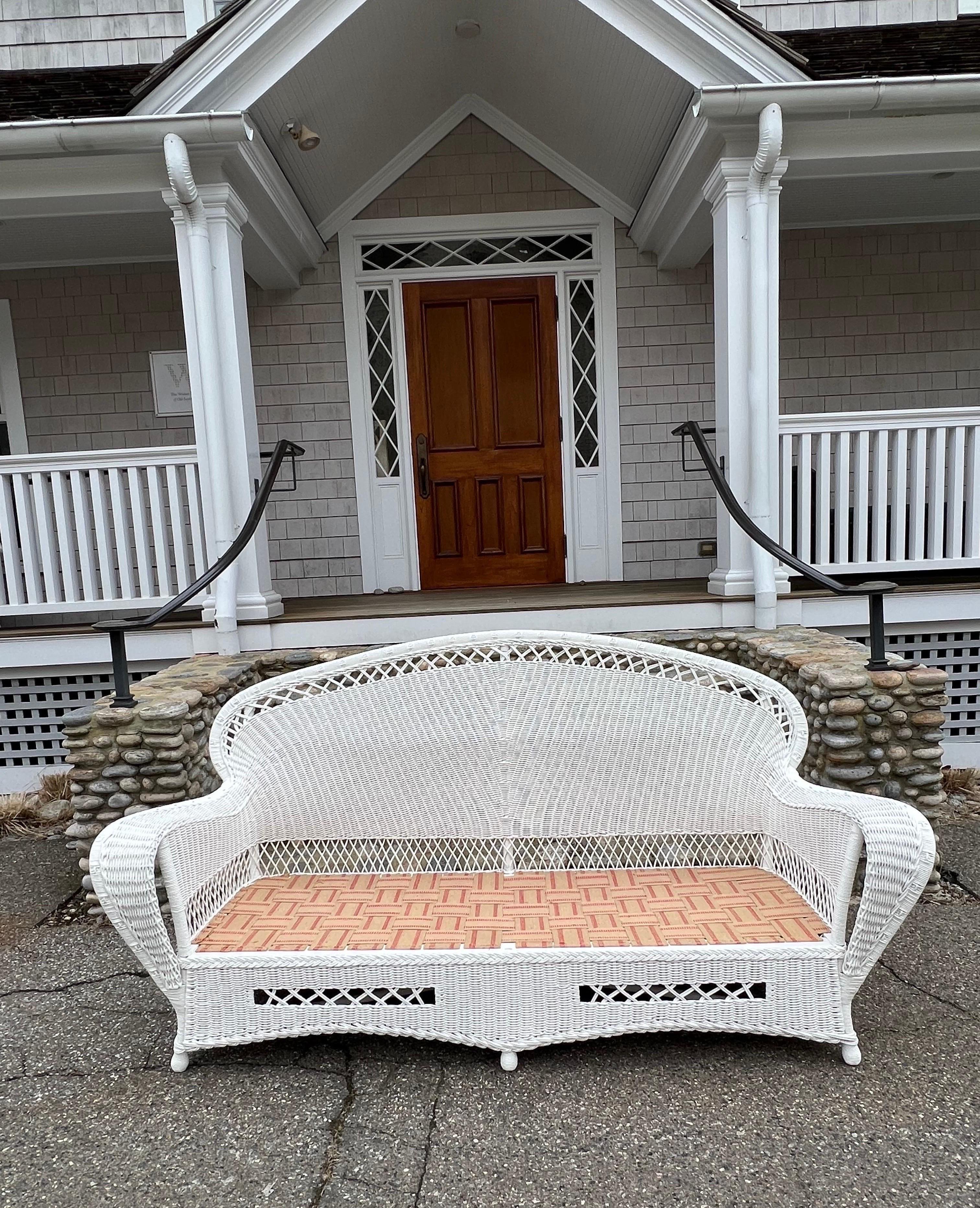 vintage wicker siding