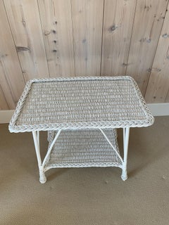 Antique Wicker Table