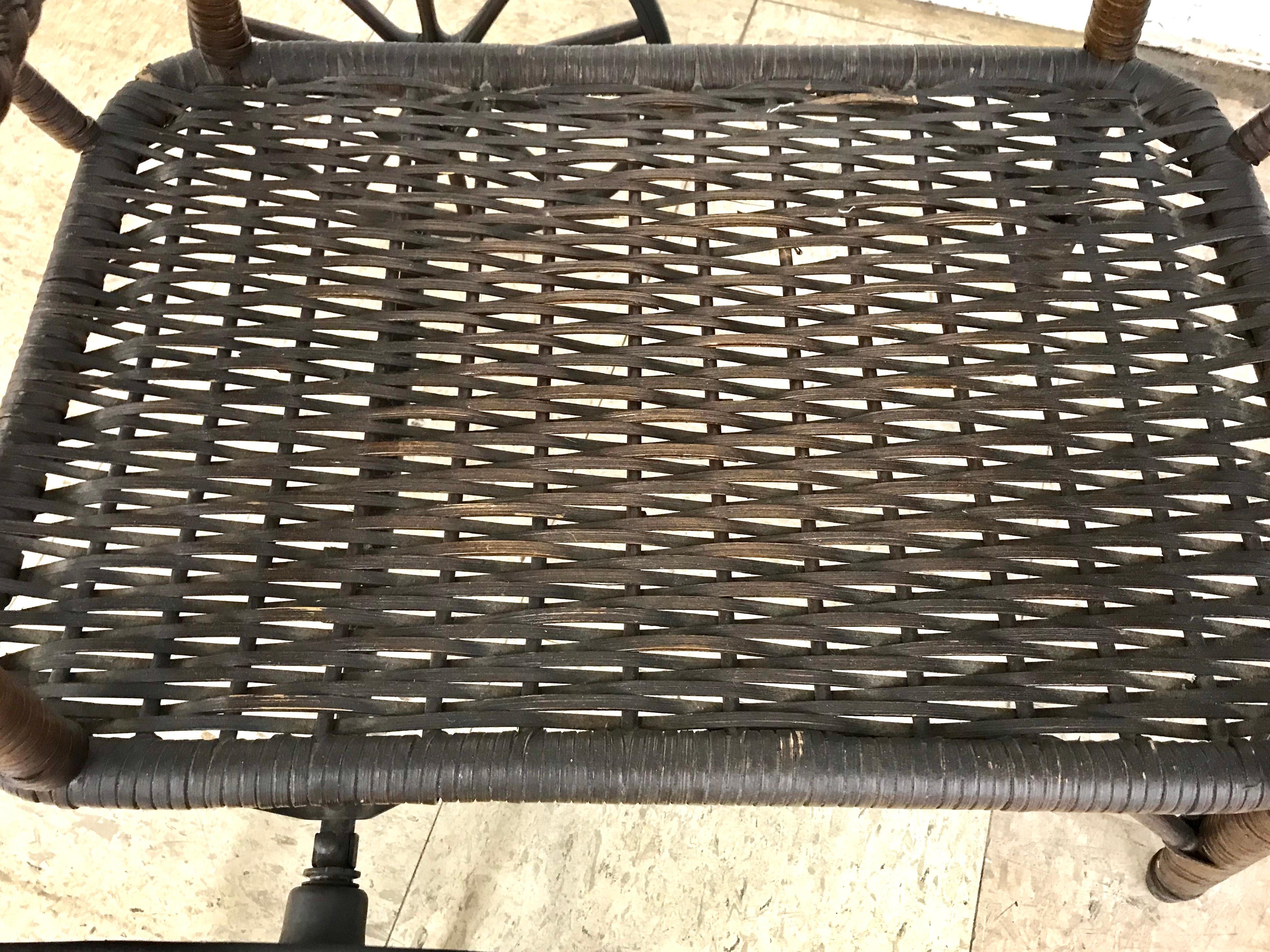 Antique Wicker Tea Trolley Bar Cart at 1stDibs antique wicker tea