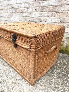 Antique Wicker Trunk