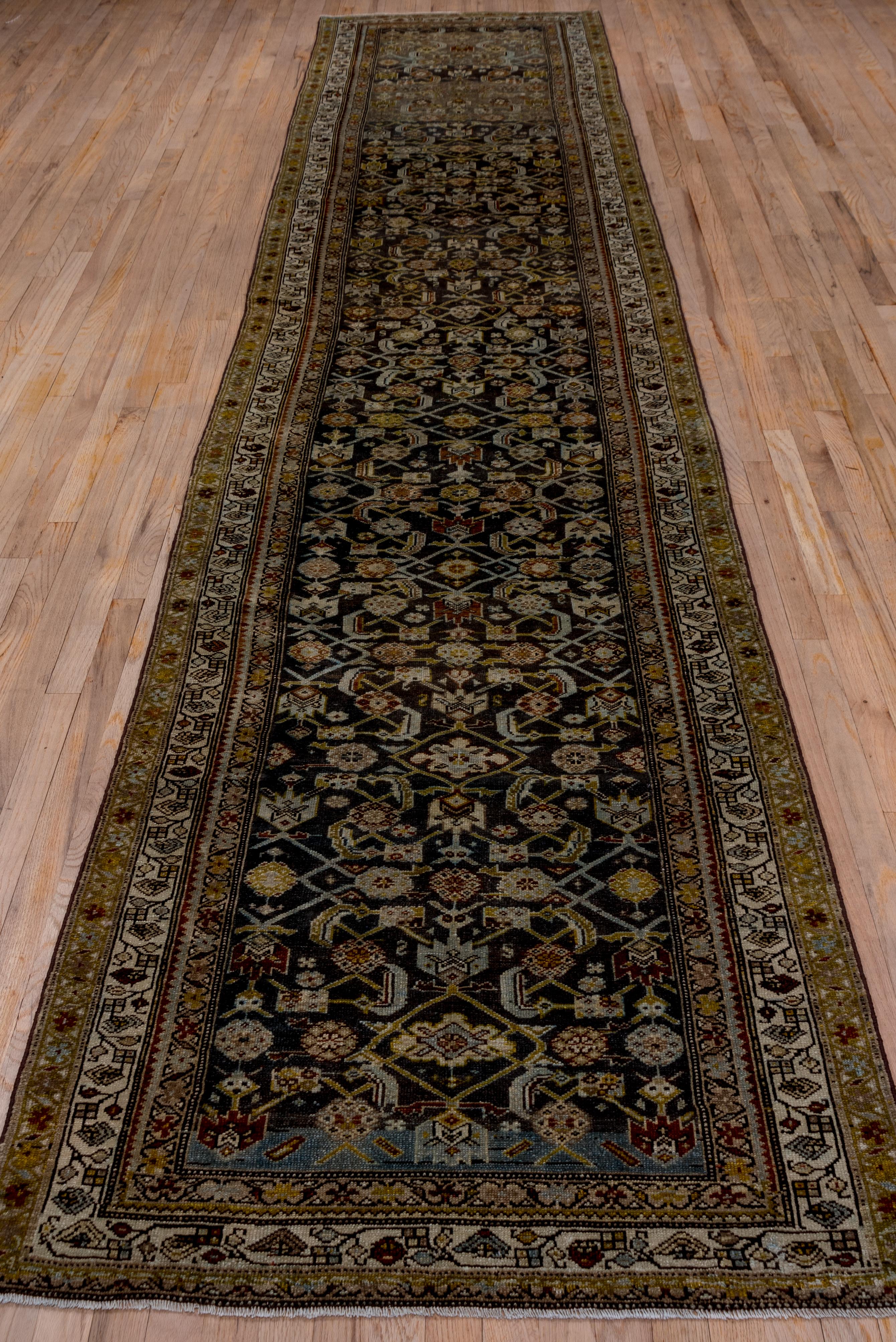 Persian Antique Wide Malayer Runner For Sale