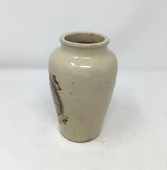 Antique Wigtownshire Creamery Co Stranraer Stoneware Transferware Pot