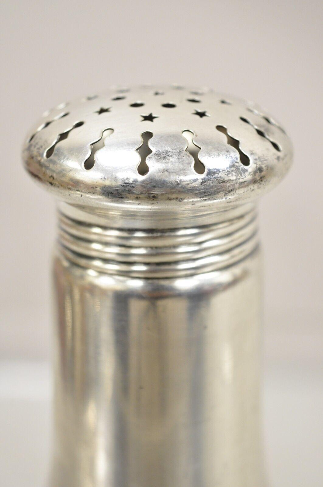 20th Century Antique Wilcox SP Co. 4281 Silver Plated Seasoning Spice Shaker 