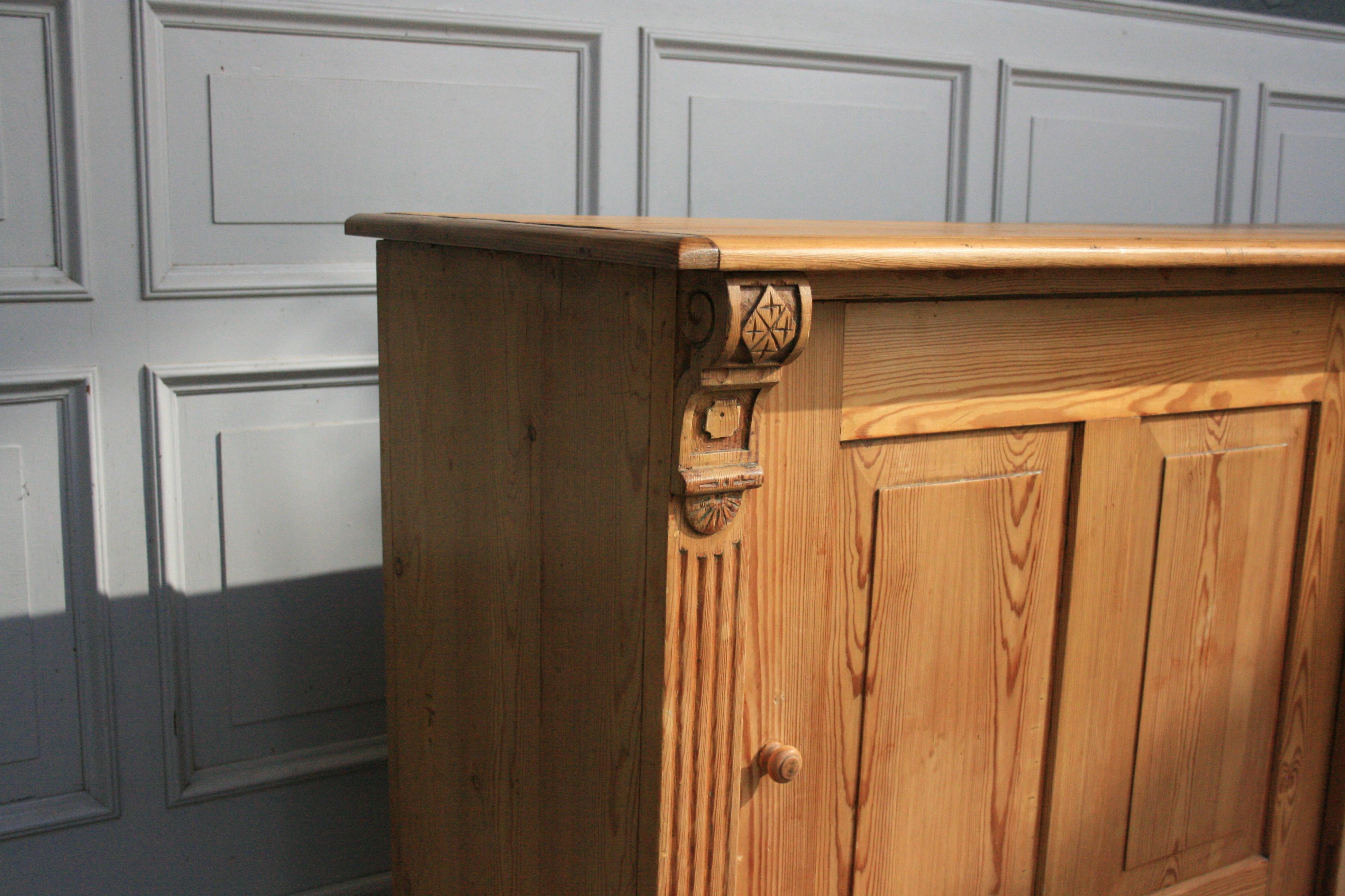 Antique Wilhelminian Sideboard with Sliding Doors, circa 1860 2