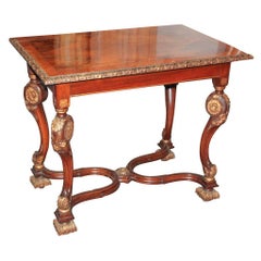 Antique William & Mary Parcel-Gilt Table