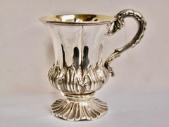 Antique William 1V Silver Christening Mug Dated 1831 Maker Henry Wilkinson & Co