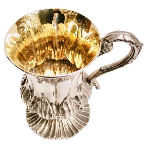 Antique William 1V Silver Christening Mug Dated 1831 Maker Henry Wilkinson & Co