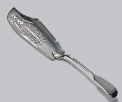 Antico William 1V Silver Fish Slice Londra 1834 A. B. Savory & Son