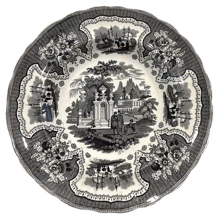 William Adams IV and Son Black Fountain Scenery Staffordshire ...