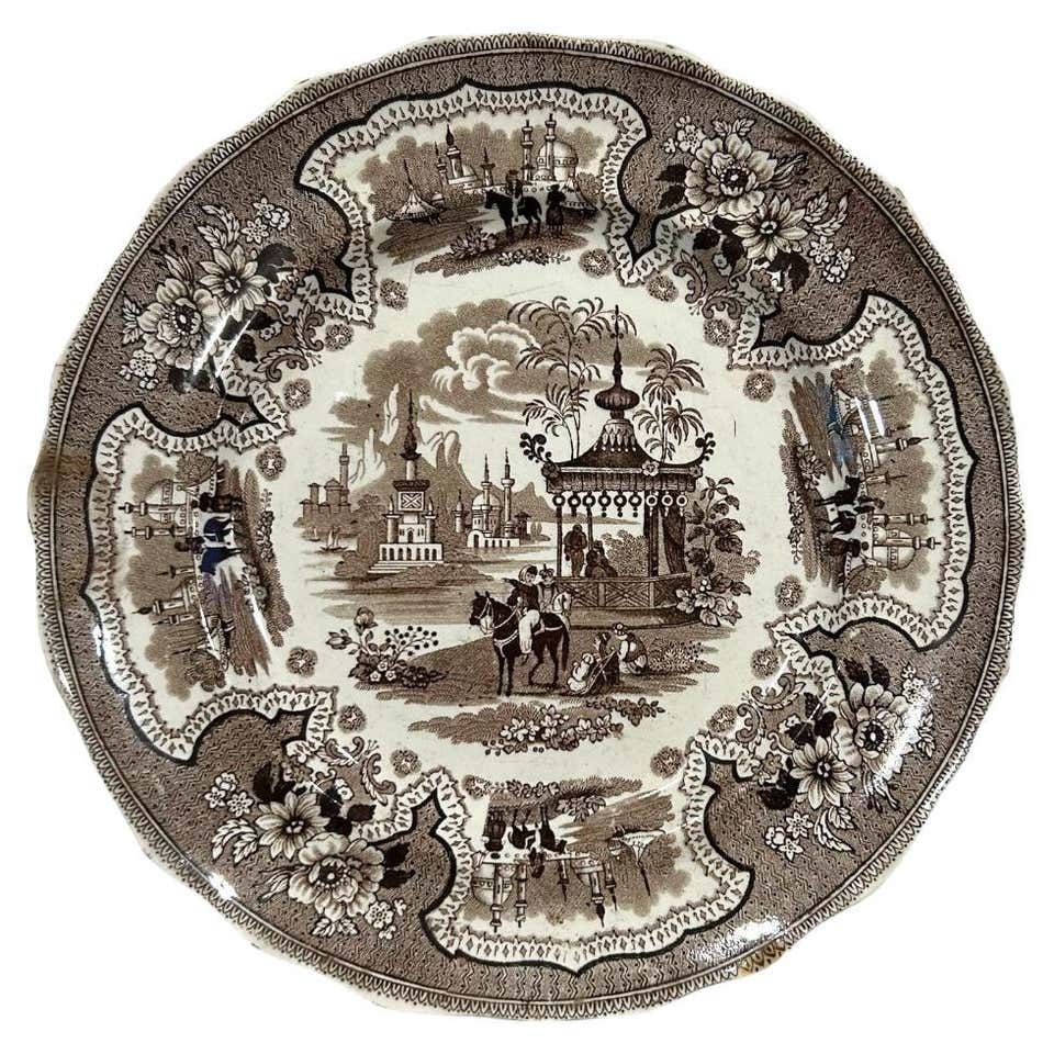 William Adams IV and Son Black Fountain Scenery Staffordshire ...