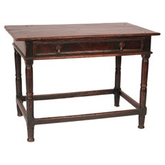 Antiker William & Mary Oak Beistelltisch