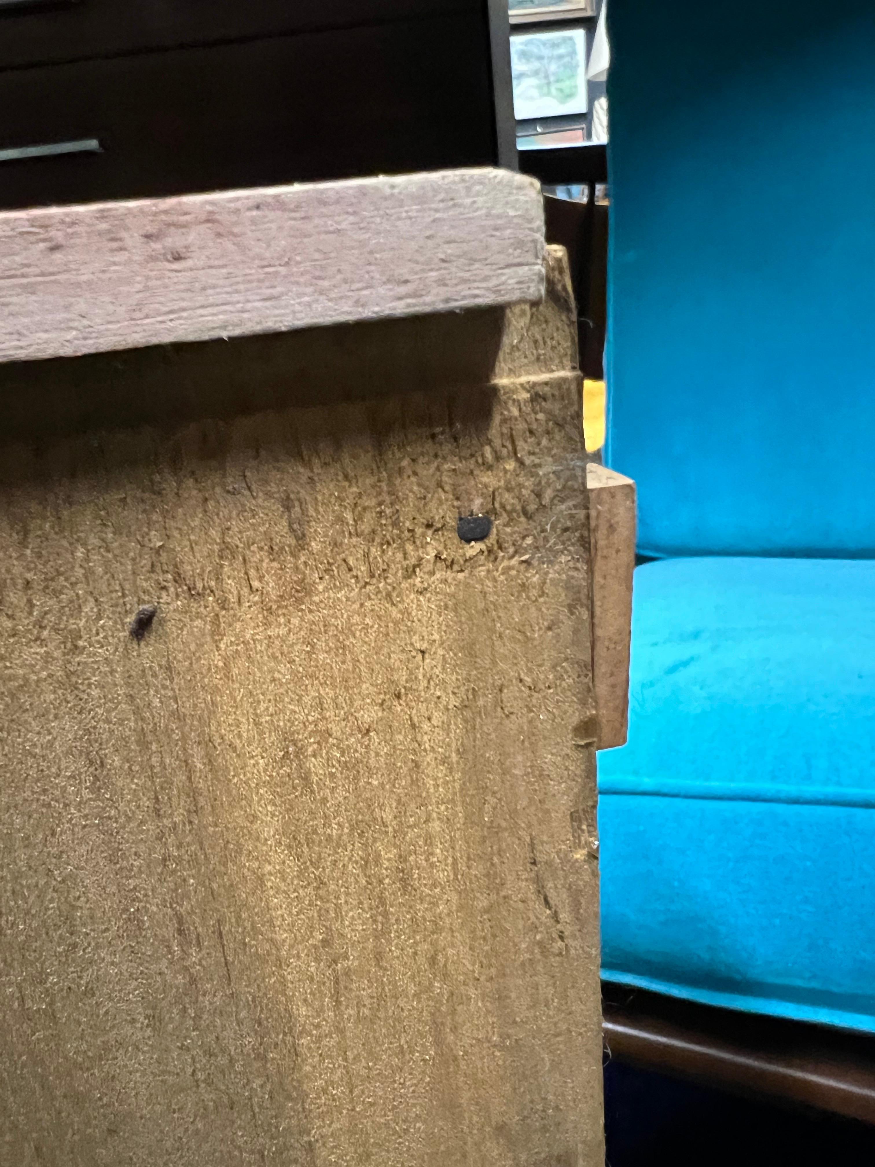 Américain Coffre à couvertures ancien à un tiroir William & Mary en vente