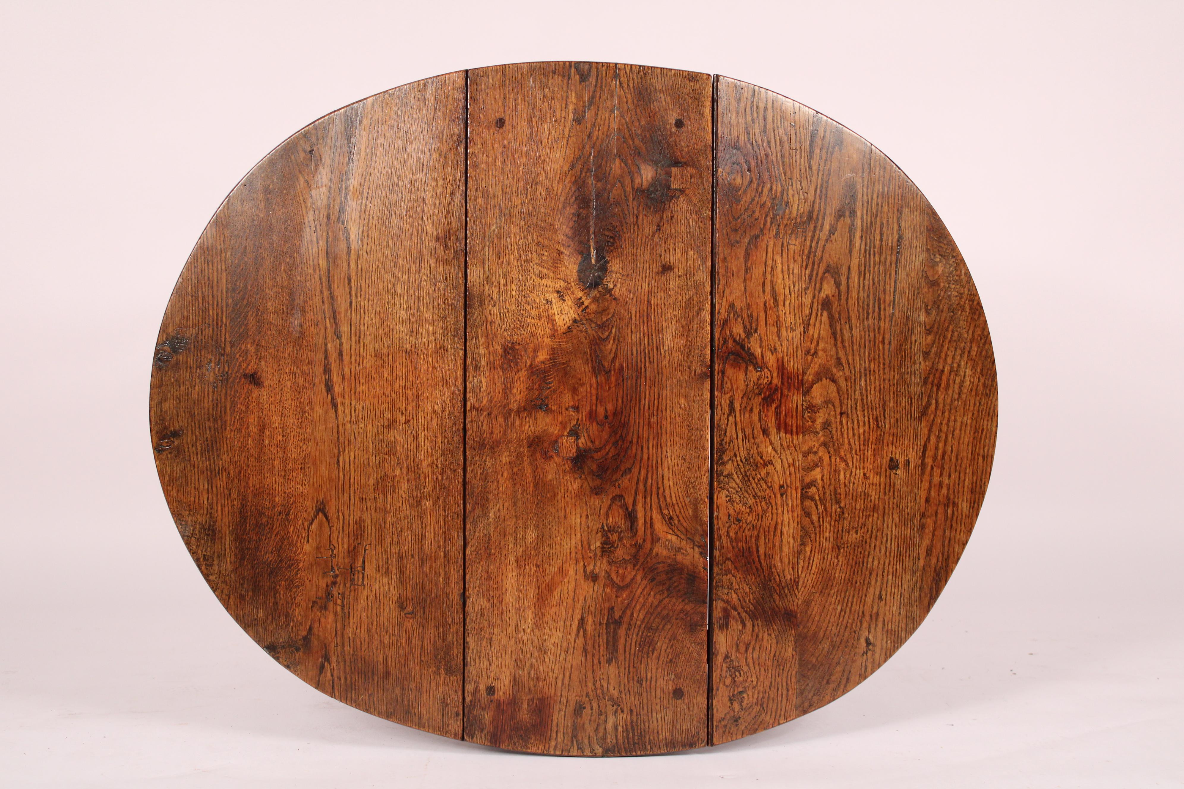 Antike William und Mary Stil Oak Gateleg Tisch (Eichenholz) im Angebot