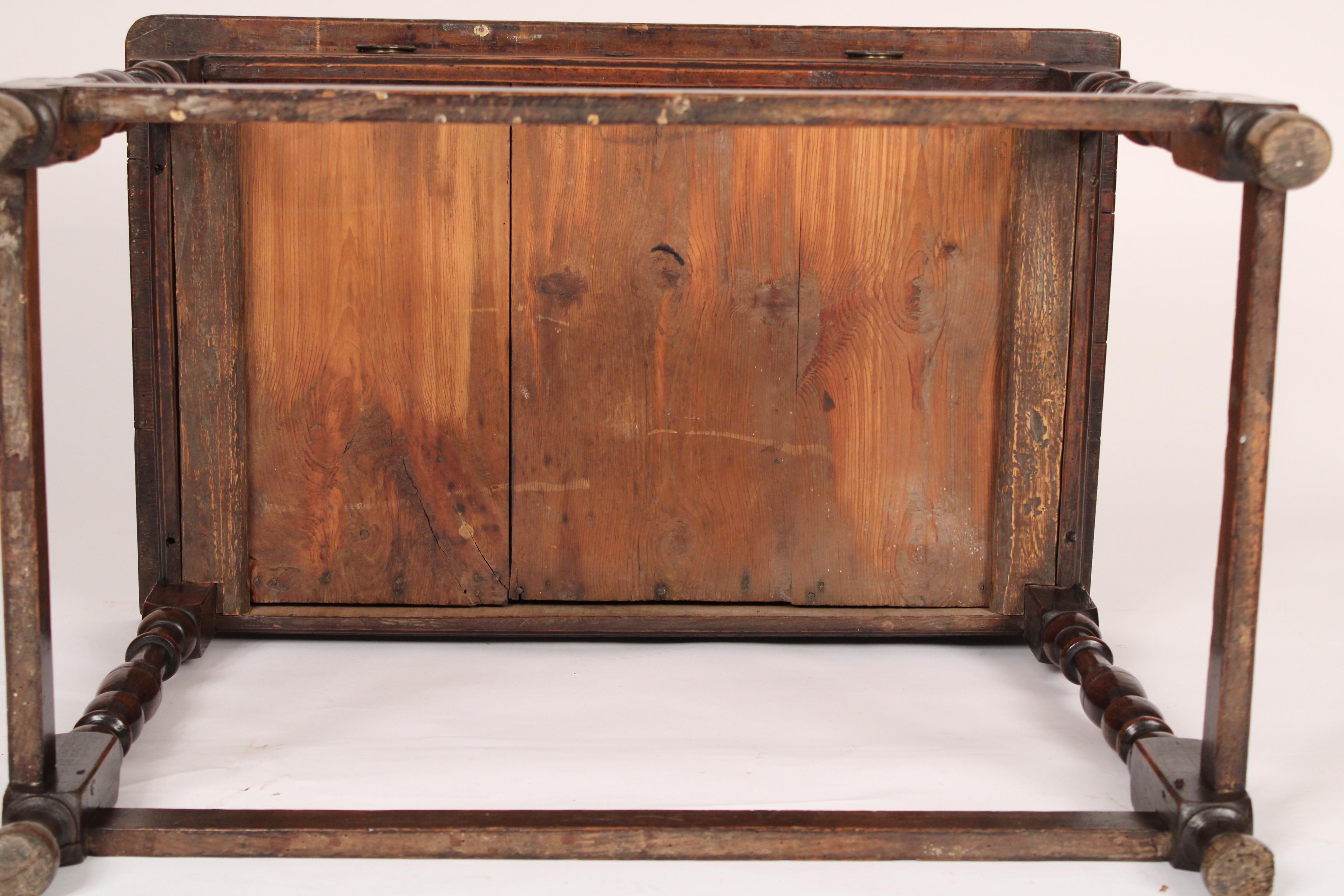 Antique William and Mary style Oak Tavern Table 6