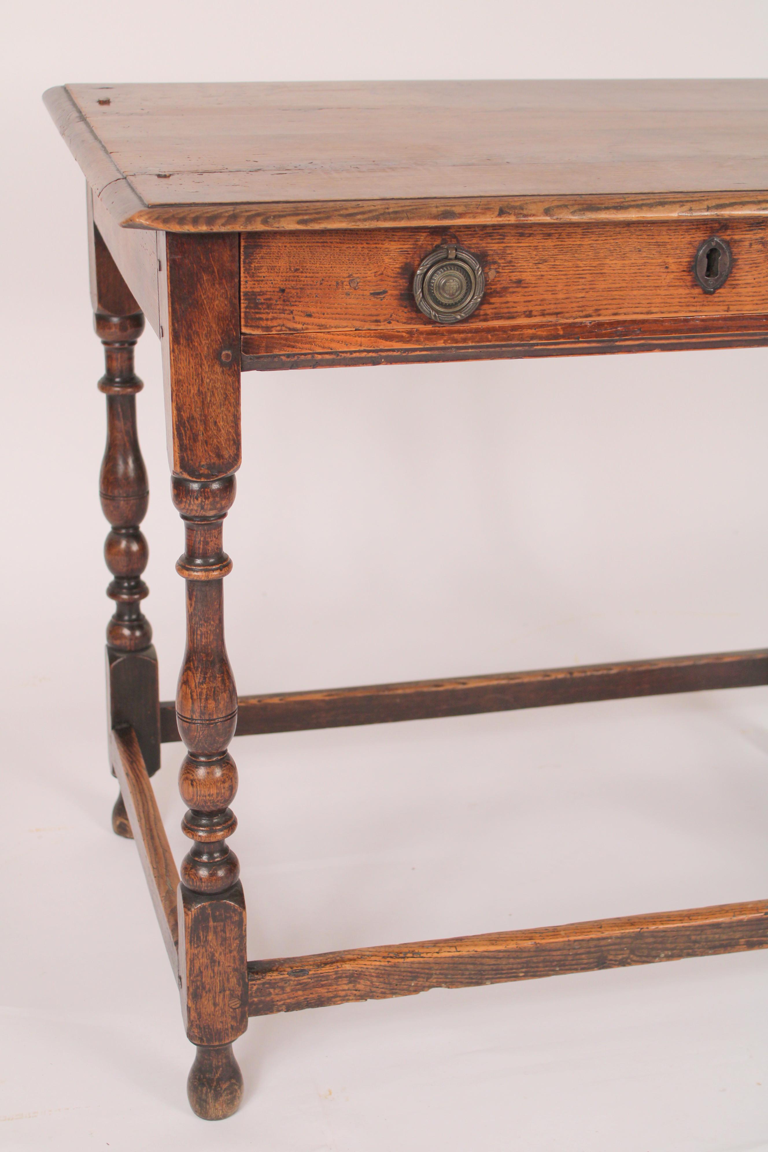 Antique William and Mary style Oak Tavern Table 1