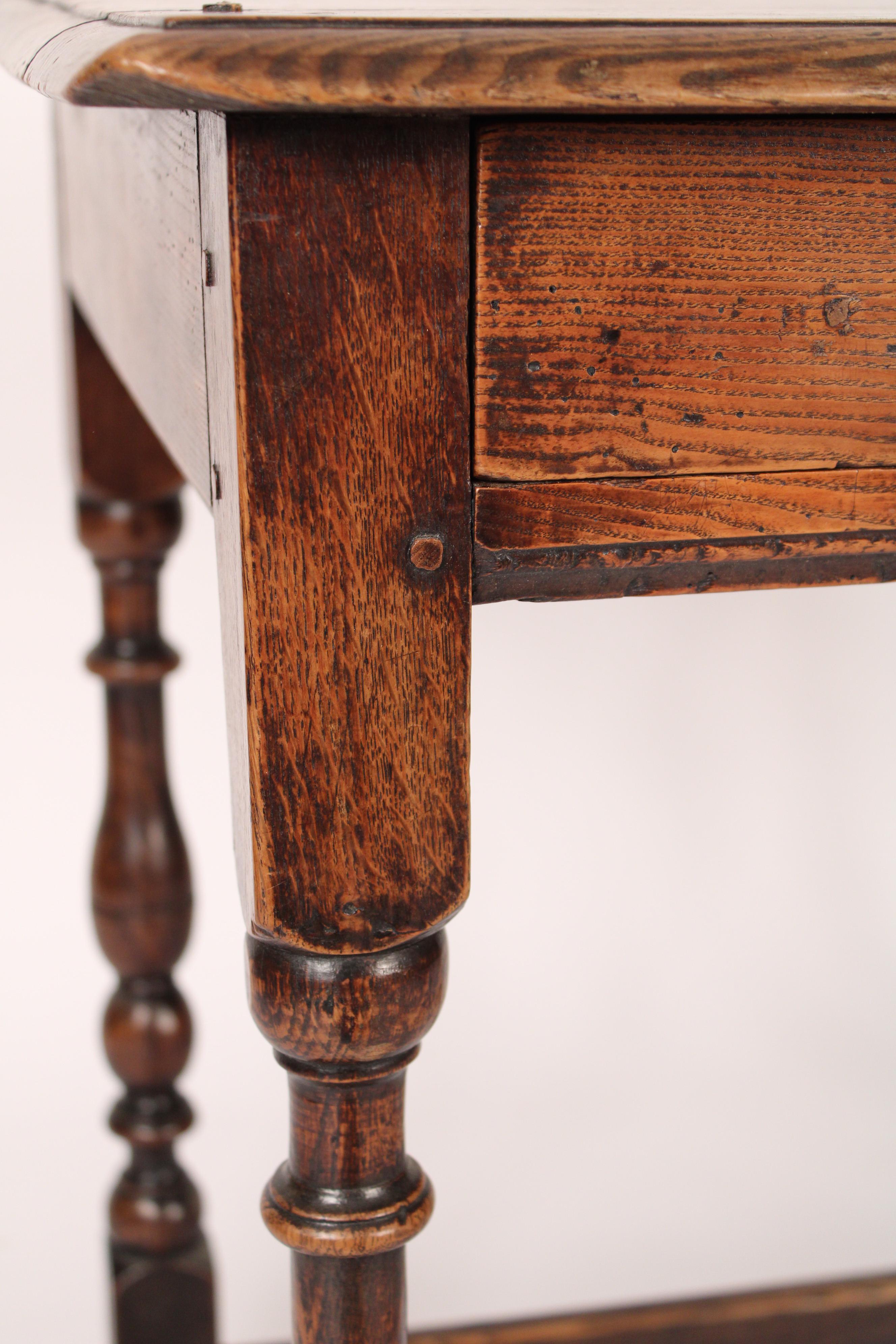 Antique William and Mary style Oak Tavern Table 2