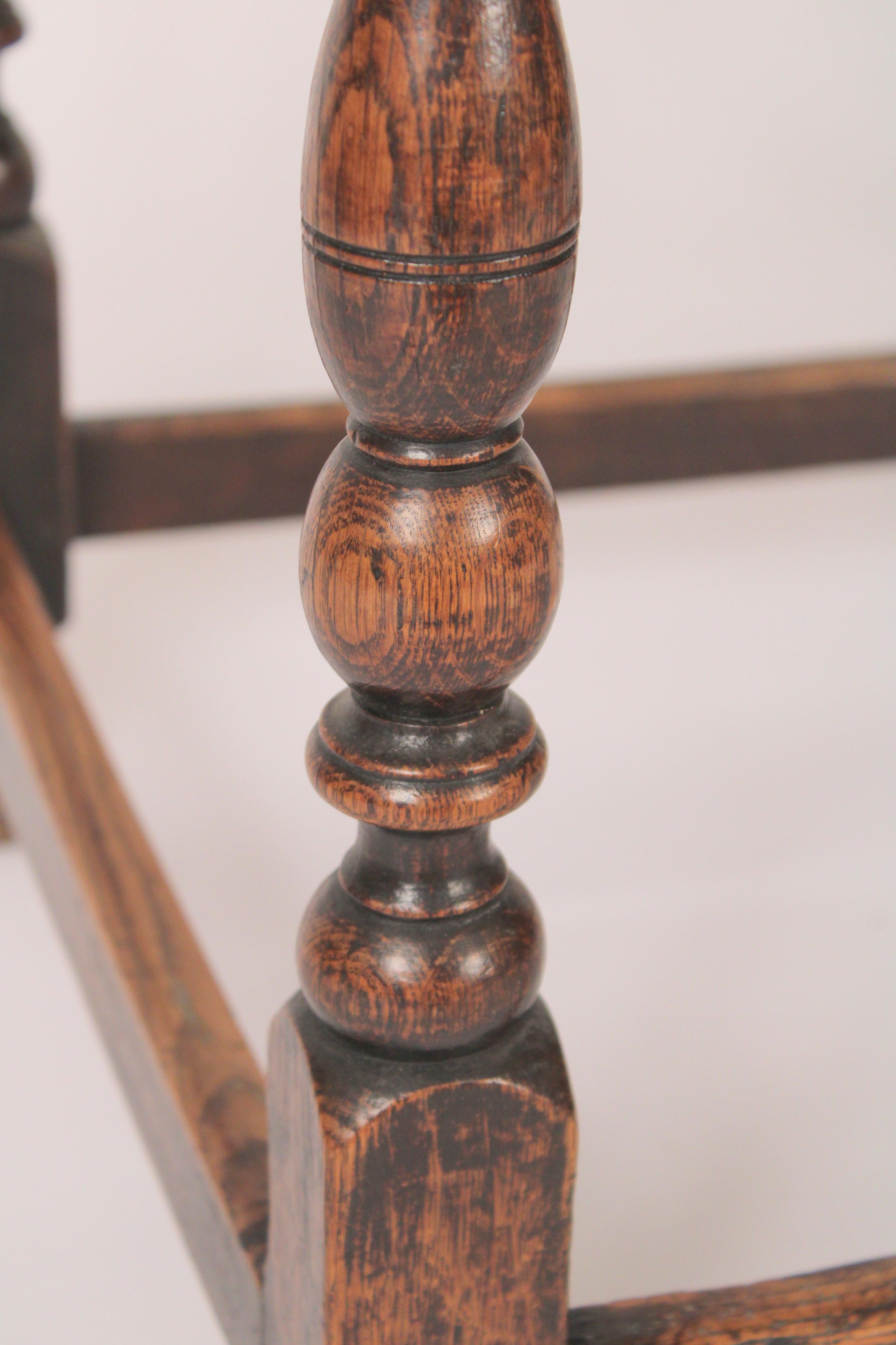 Antique William and Mary style Oak Tavern Table 3