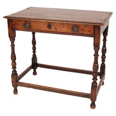 Antique William and Mary style Oak Tavern Table