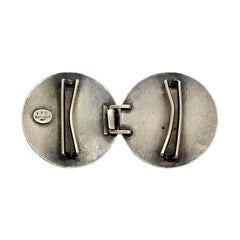 William B Kerr 344 Sterling Silver 2pc Belt Buckle