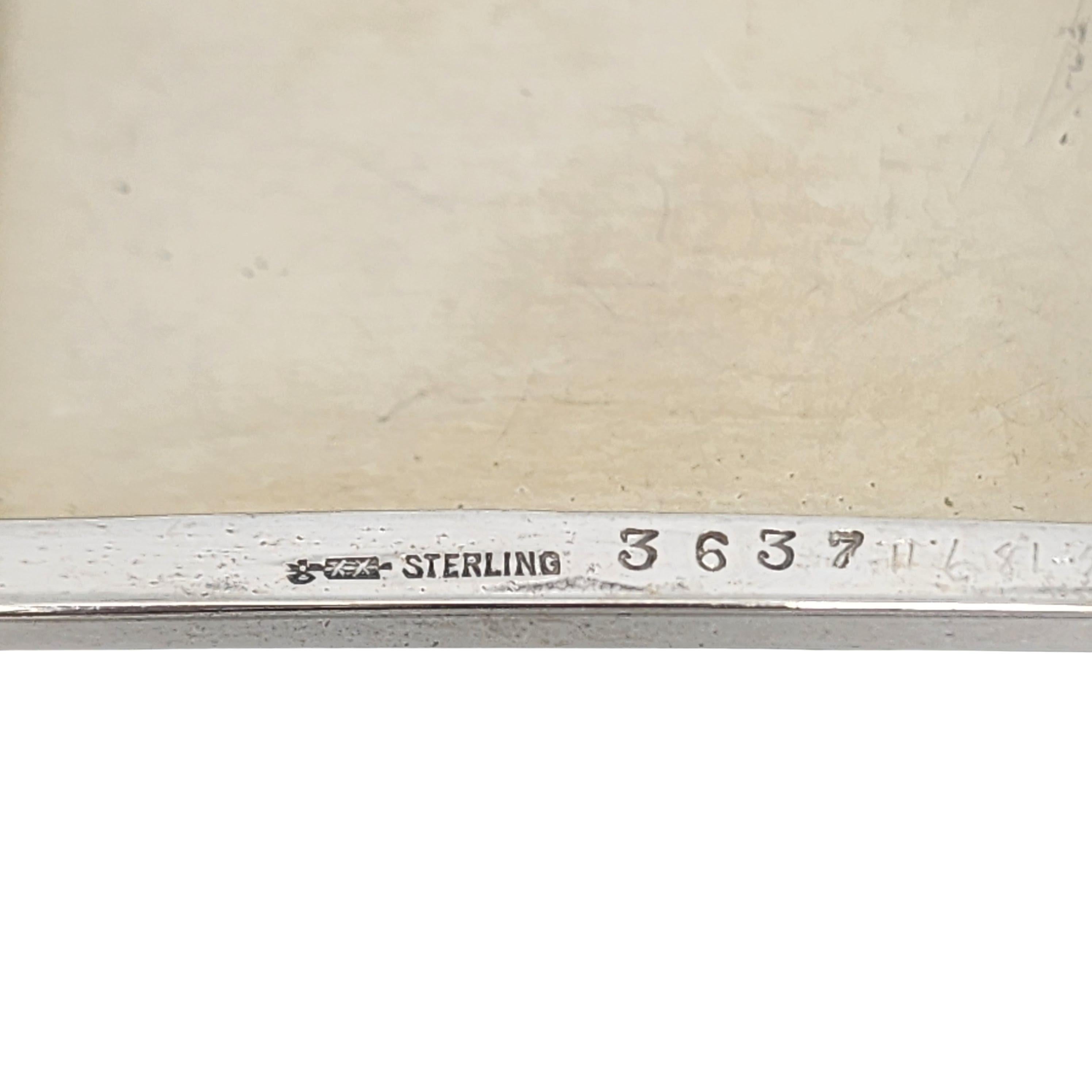 Antike William B Kerr Sterling Silber Zigarettenetui w/Gravur #16526 im Angebot 5