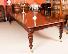 Antique William IV Mahogany Extending Dining Table 19th Century