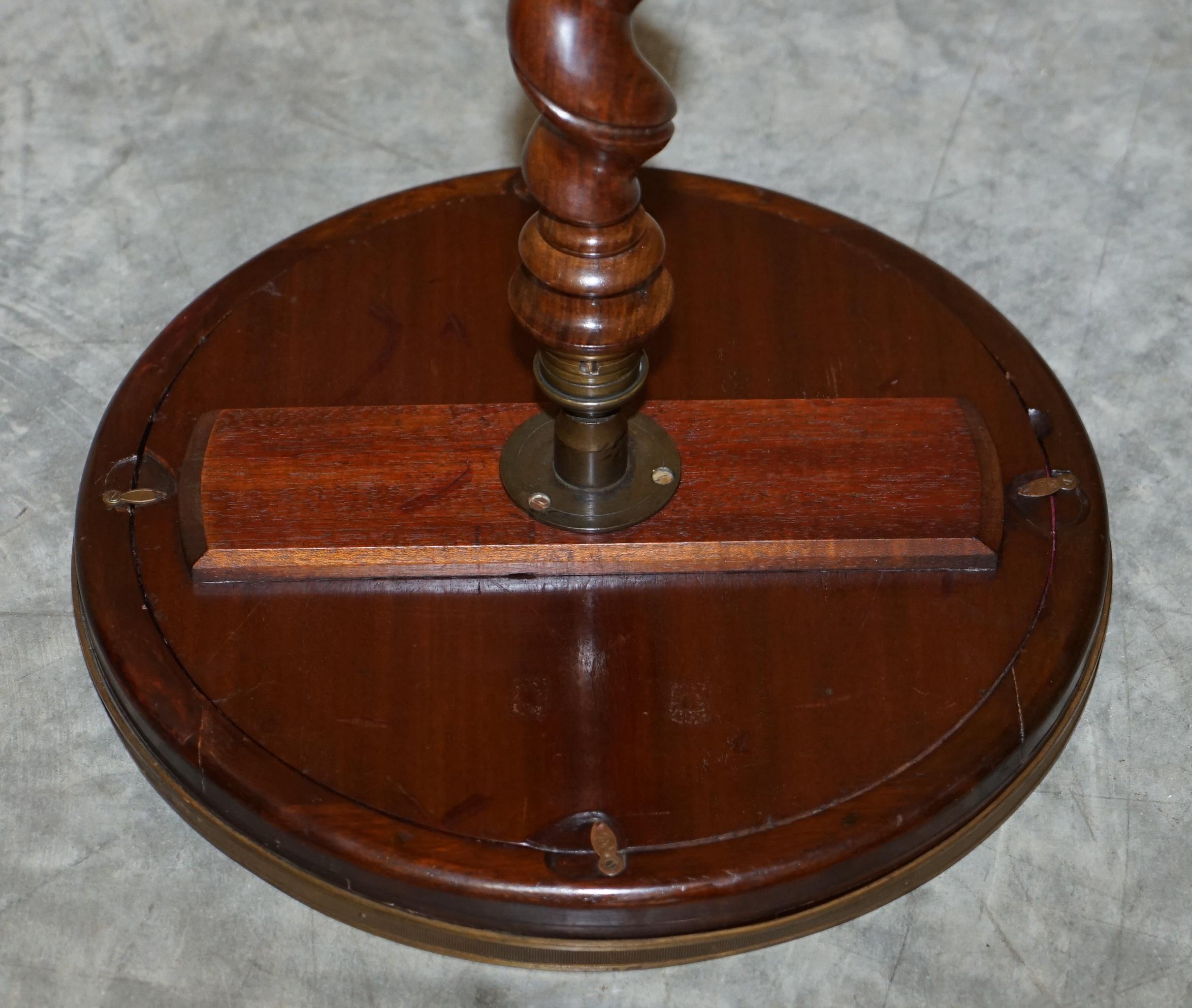 Antiguo William IV 1830 Mesa auxiliar de madera dura + tapa de vitrina con camafeo Grand Tour en venta 3