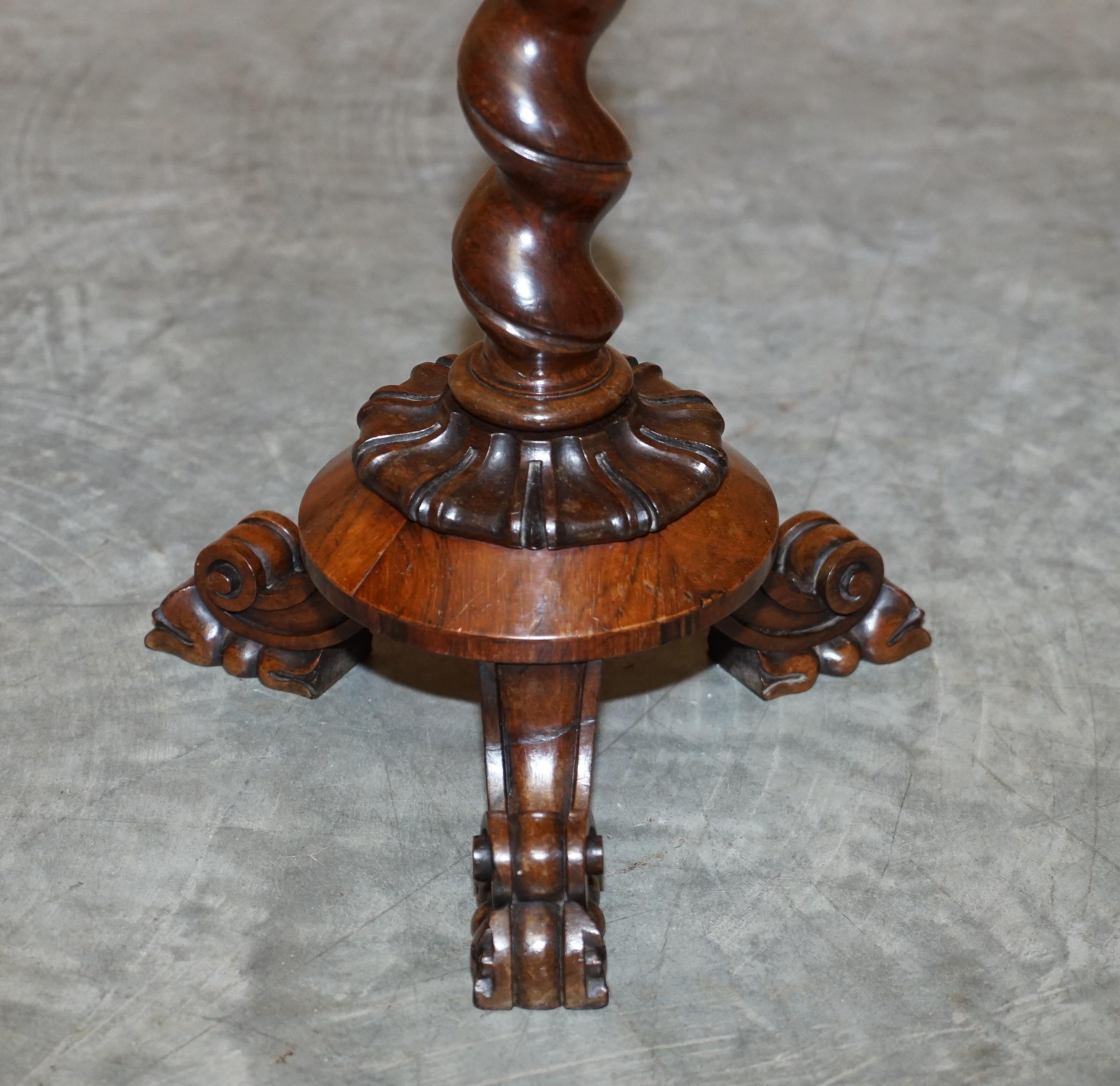 Antiguo William IV 1830 Mesa auxiliar de madera dura + tapa de vitrina con camafeo Grand Tour Guillermo IV en venta